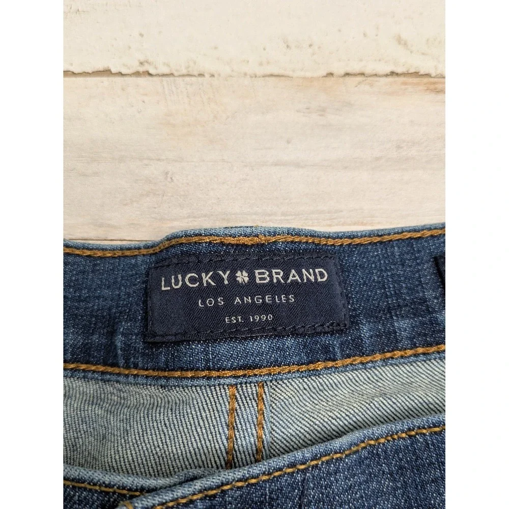 Lucky Brand 410 Jeans Mens‎ 38x30 (39x29) Athletic Slim Med Wash Blue Stretch